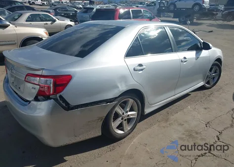 2012 Toyota Camry Se из США, поврежденный, VIN 4T1BF1FK9CU108227